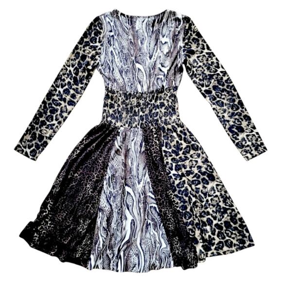 Diane von Furstenberg Leopard Print Brown Dress | Size 12 - Picture 2 of 5